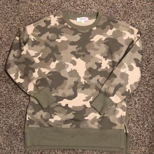 Camo sweater